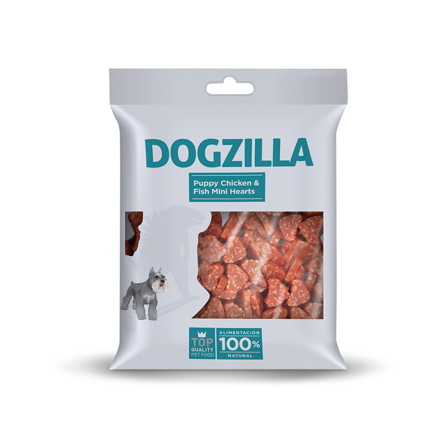 0.6 kg Dogzilla Biscoitos Puppy Mini corações para cães