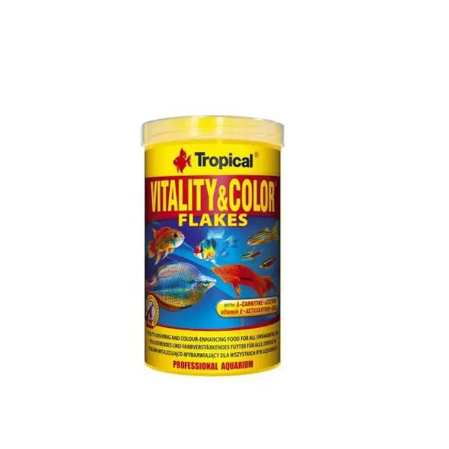 0.25 L Tropical Vitaly & Color Flocos com Vitamina E para peixes