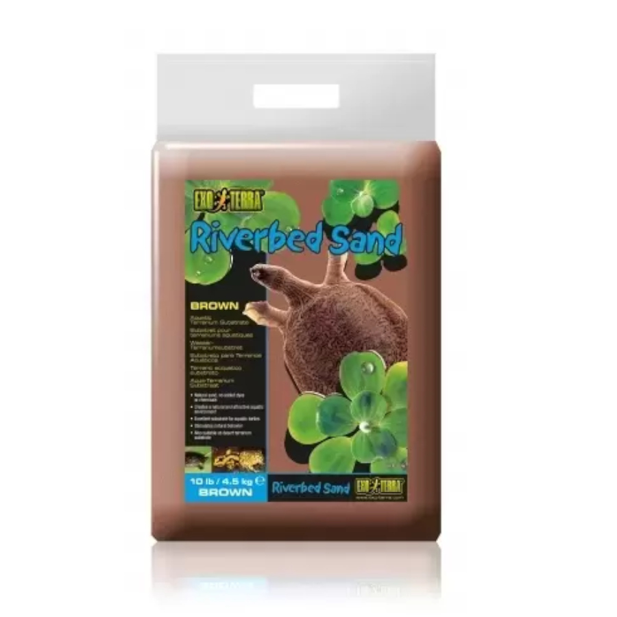 4.5 kg Exo Terra Riverbed Sand Areia rio vermelho para terrários aquáticos