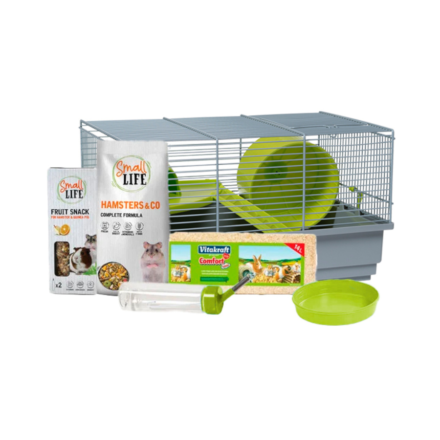 2.25 KG Small Life Kit de Iniciação para Hamsters