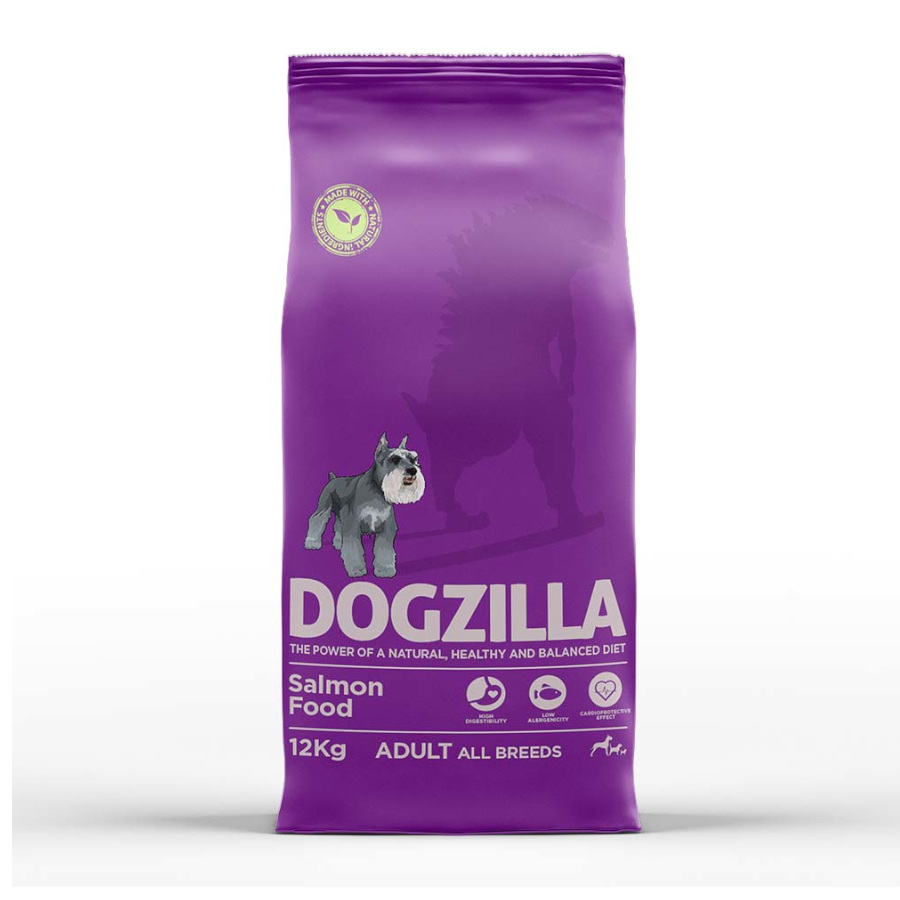 12 KG Dogzilla Adult Salmão ração para cães