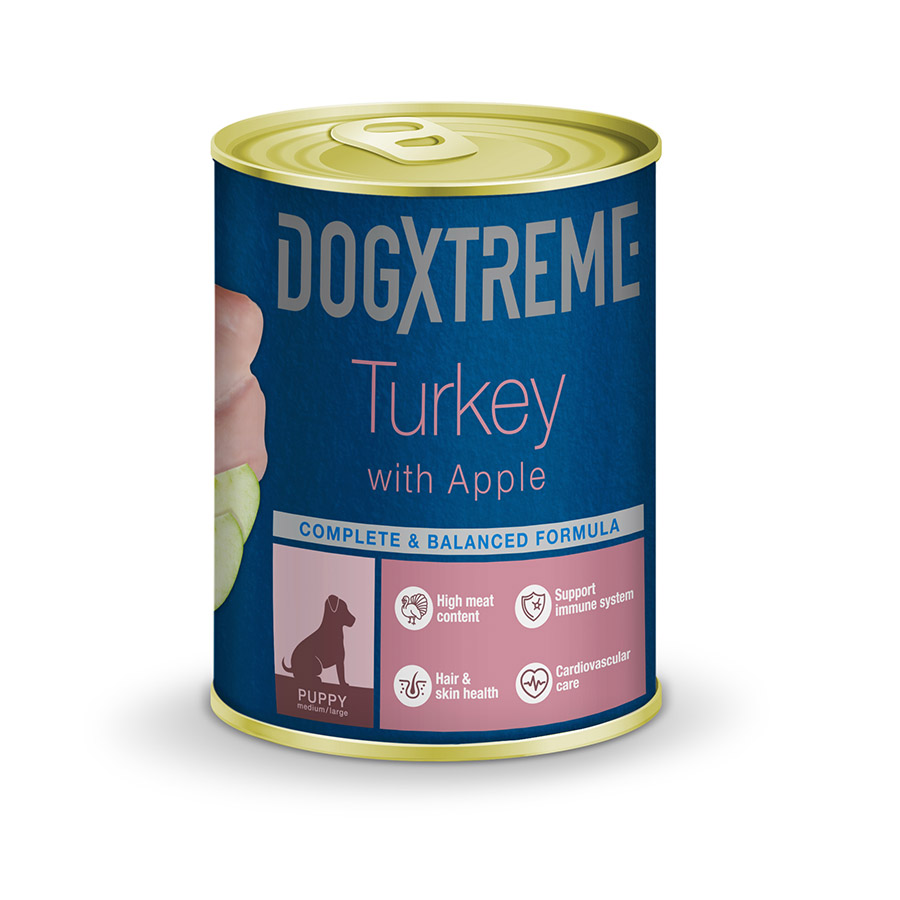 12 latas x 400 g Dogxtreme lata comida húmida para cães Pack poupança!