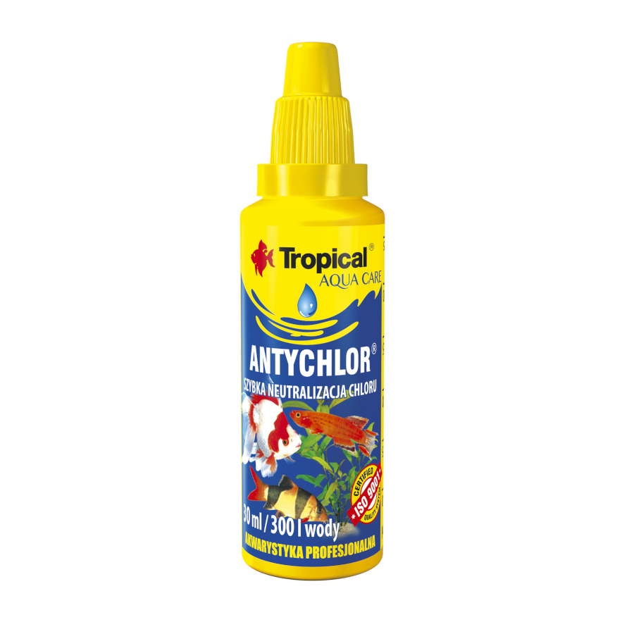 30 ml Tropical Antychlor Neutralização Rápida De Cloro para aquários de agua doce
