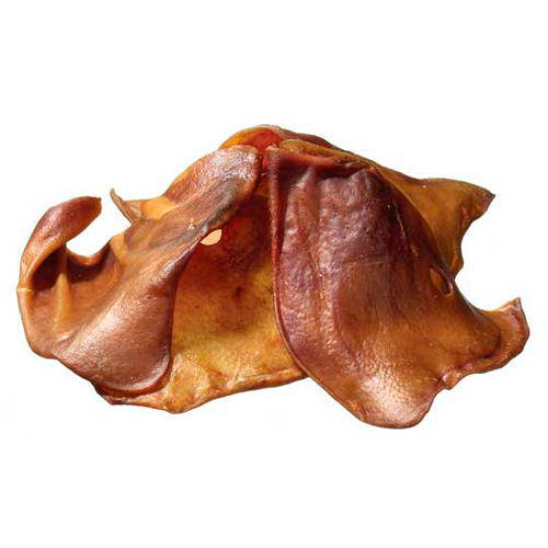 Orelhas de porco defumado e desidratados