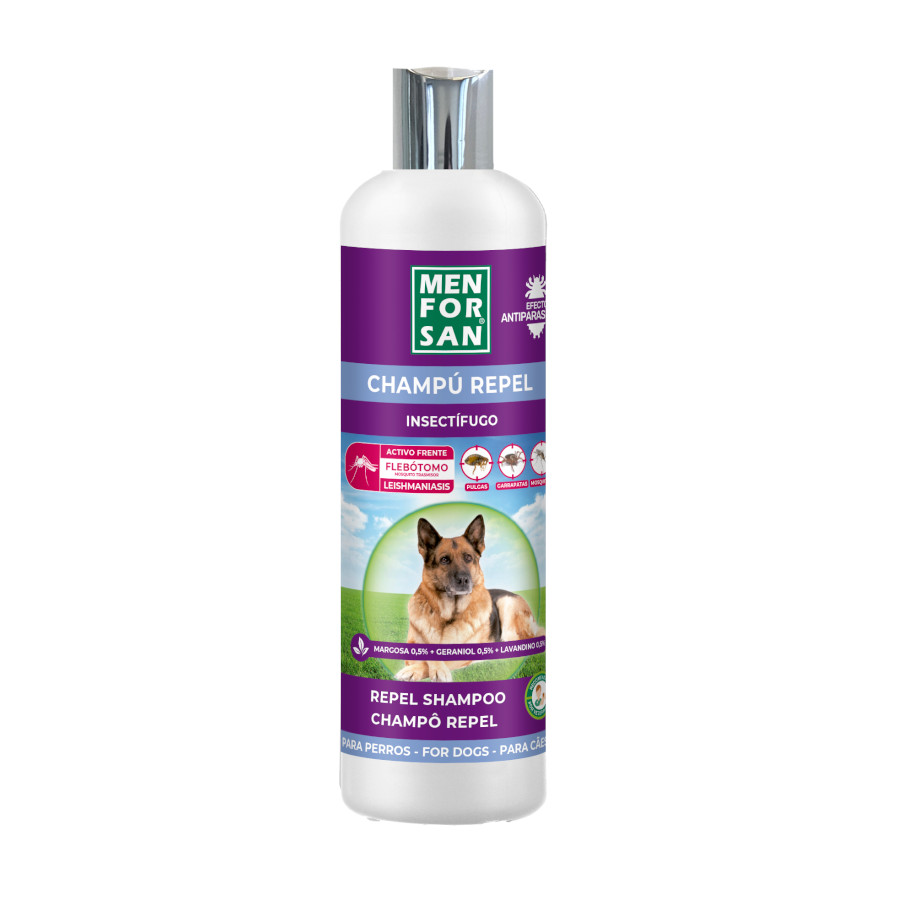 Menforsan Champô Repelente de Parasitas para cães