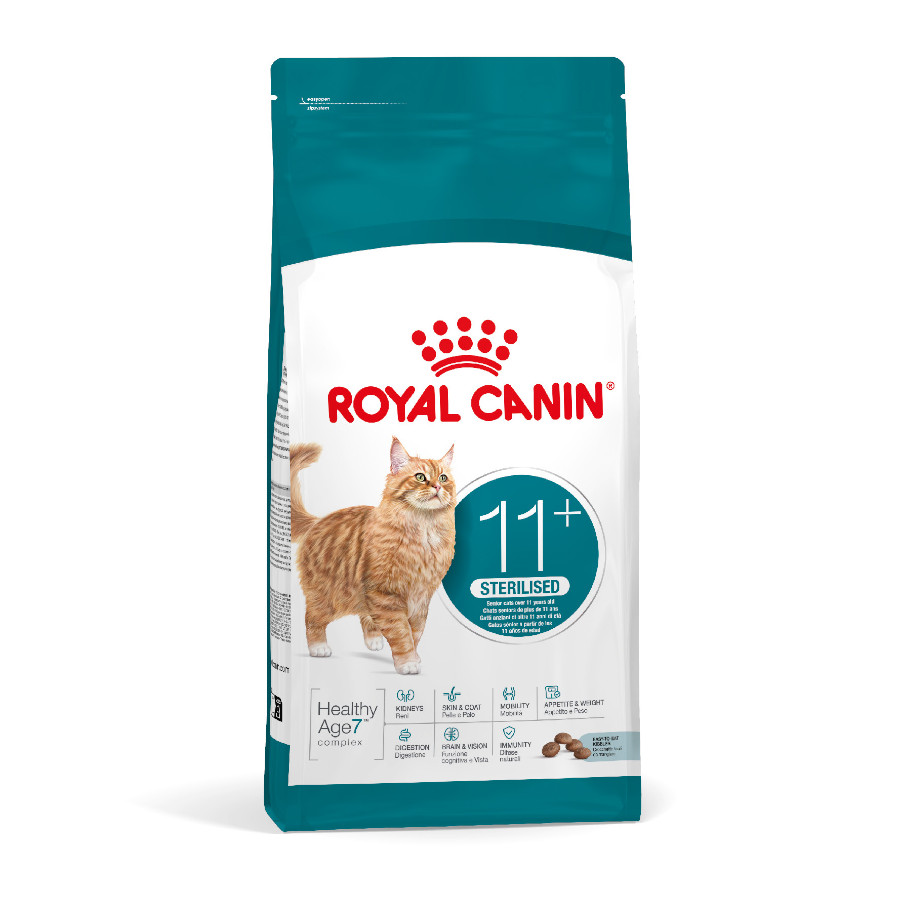 2 kg Royal Canin Ageing 11+ Sterilised ração para gatos