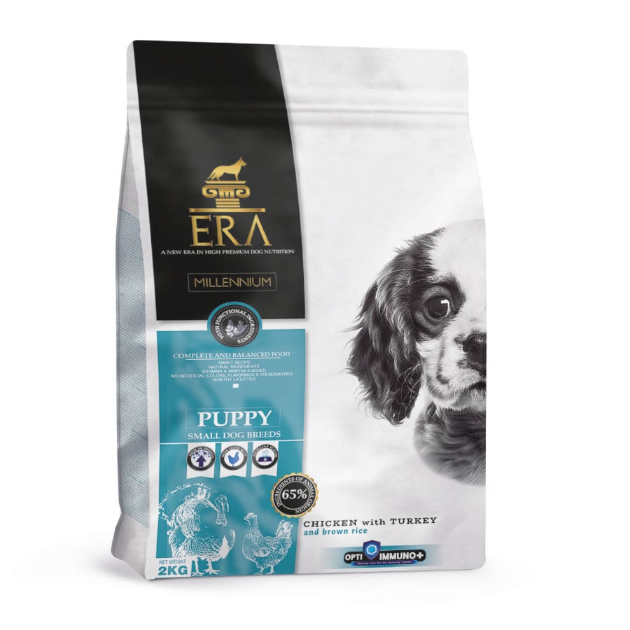 2 kg ERA Puppy Mini frango ração para cães de raças pequenas