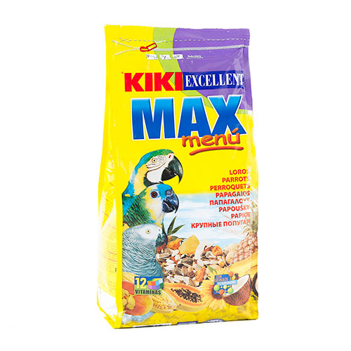 KIKI MAX MENU Papagaios e Caturritas 800 gr