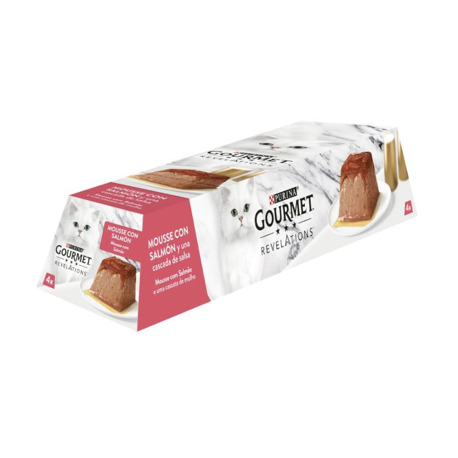 0.684 kg Gourmet Revelations Mousse de Salmão para gatos