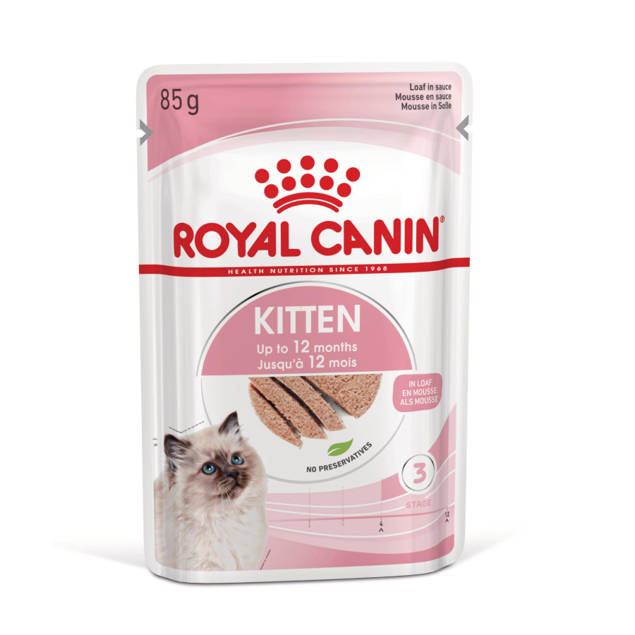 24 saquetas x 85 g Royal Canin Kitten patê em saquetas para gatos Pack poupança!