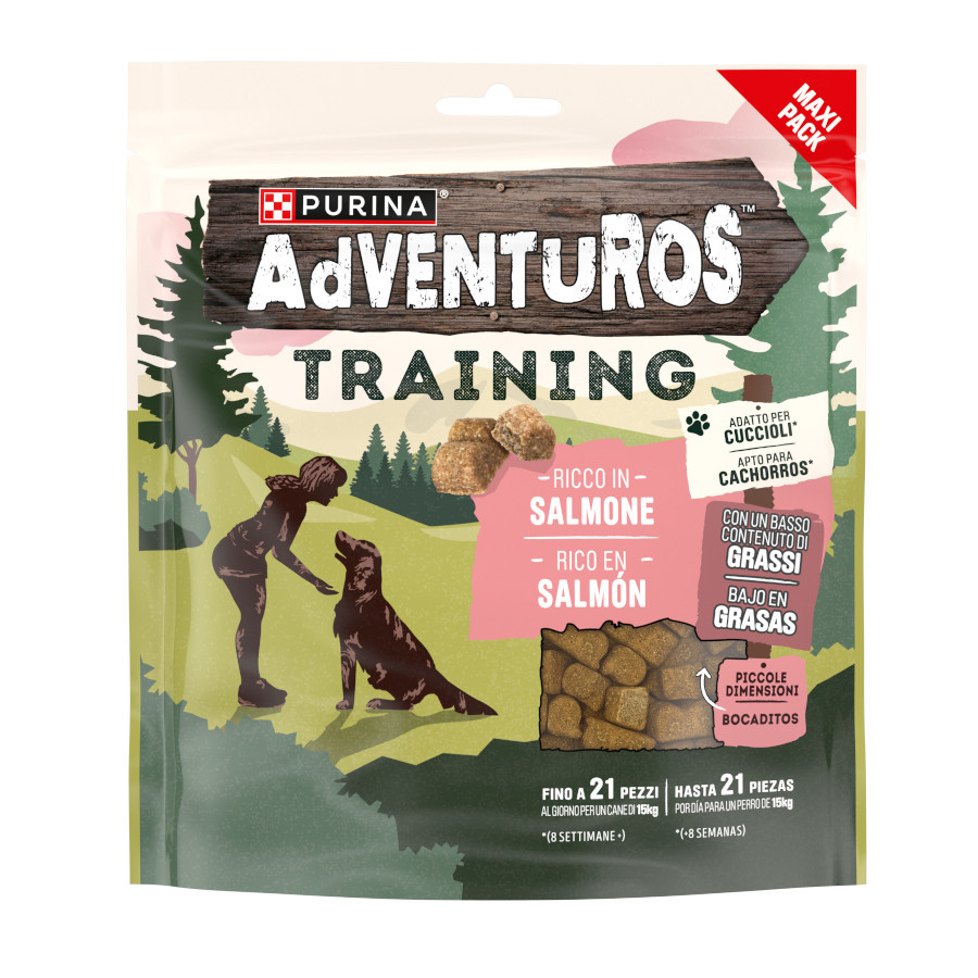 0.25 KG 250 g Adventuros Training Snacks de Salmão para cães