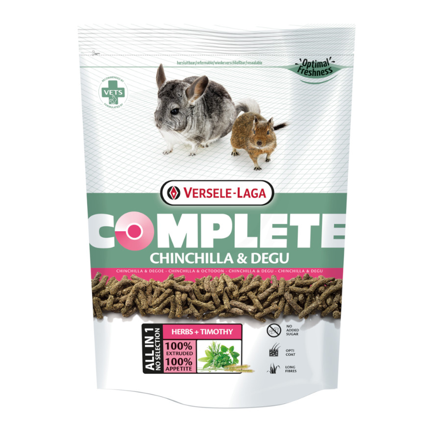 1.75 KG Versele-Laga Complete ração para chinchilas e degus
