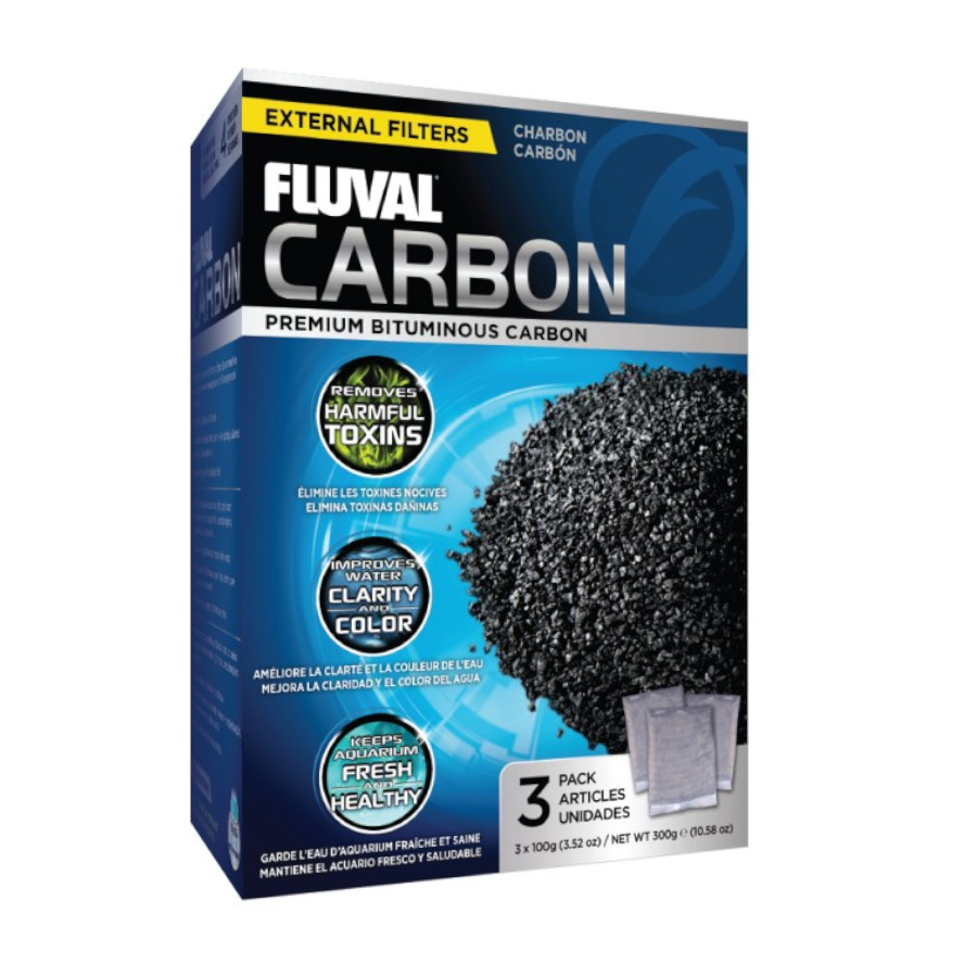 0.36 KG Fluval Premium Carvão Ativado para filtro externo de aquários
