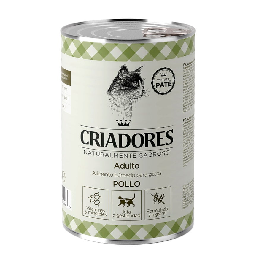 0.4 KG Criadores Adulto Frango lata para gatos