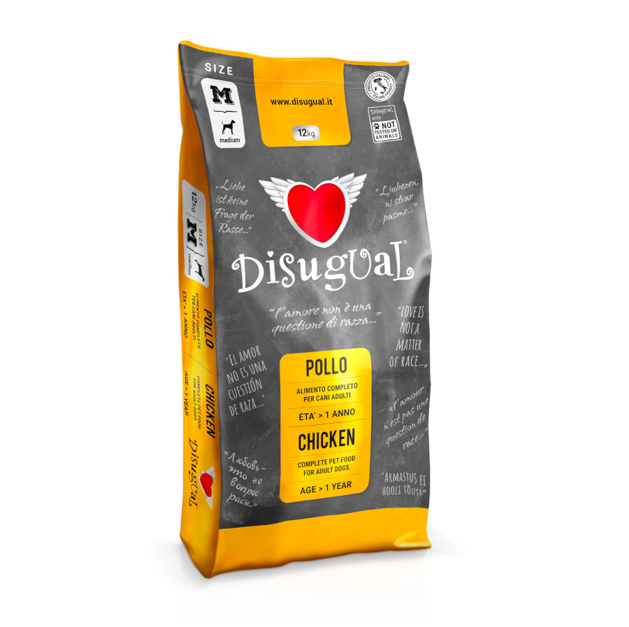 12 KG Disugual Medium Adult Frango ração para cães
