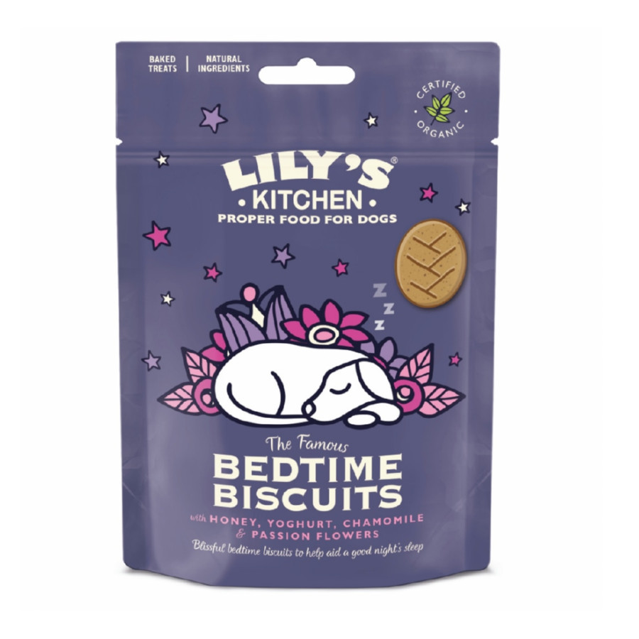 2 pacotes x 80 g Lily’s Kitchen Biscoitos Bedtime Biscuits para cães Pack poupança!