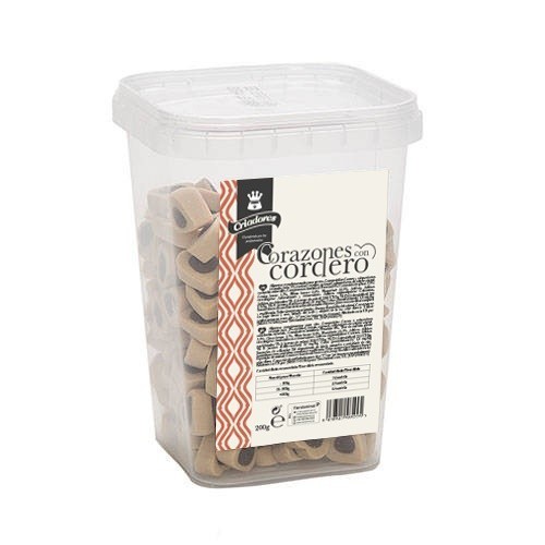 Criadores snack húmido corações cordeiro cães