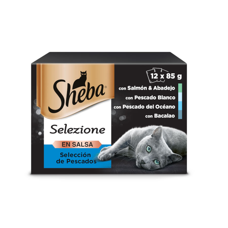 24 saquetas x 85 g Sheba Selezione Peixes Molho em Saqueta para Gatos - Multipack
