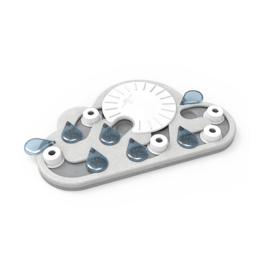 Outward Hound Catstages Puzzle & Play Rainy Day Brinquedo de Inteligência para gatos