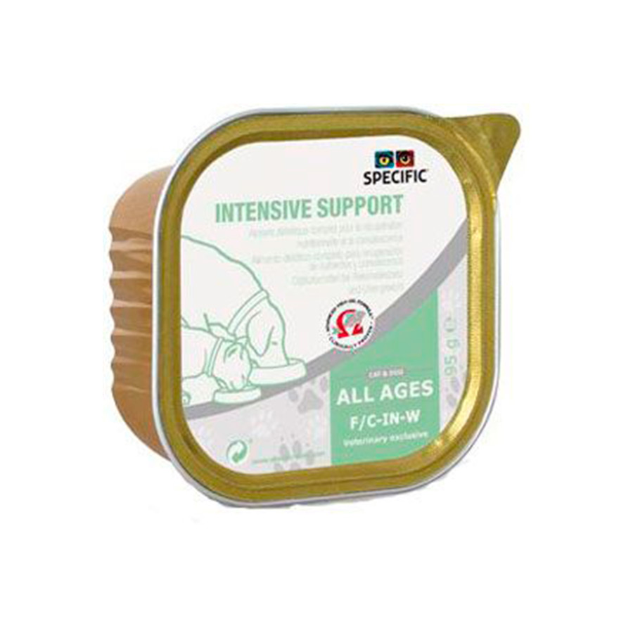 12 terrinas x 95 g Specific F/C-IN-W Intensive Support terrinas para cães Pack poupança!