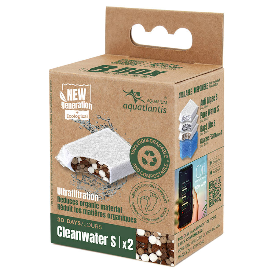0.05 KG Aquatlantis B-Box Filtro de água limpa para aquários