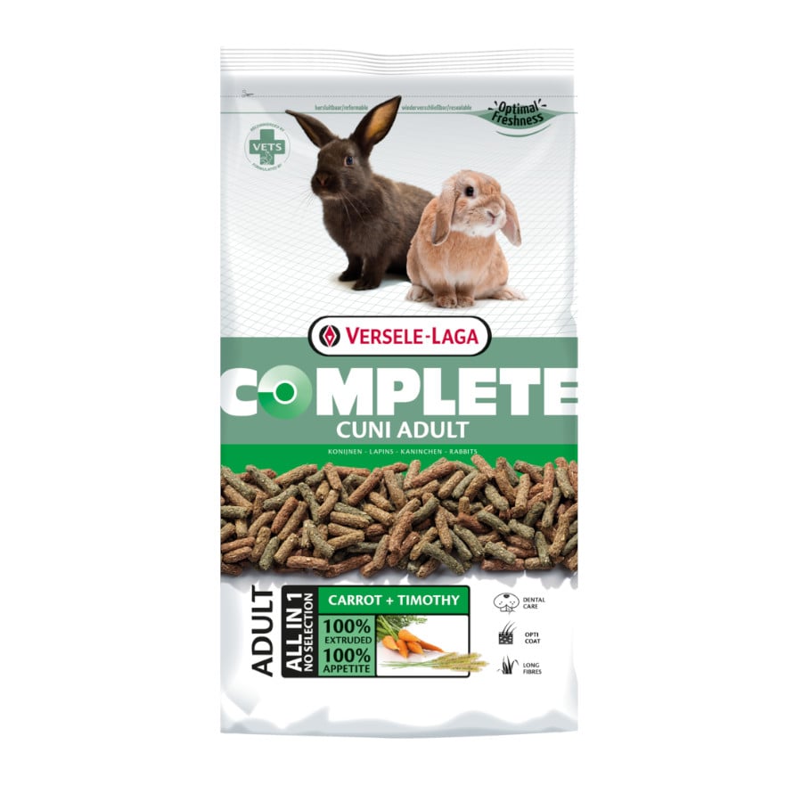 1.75 KG Versele-Laga Adult Complete ração para coelhos