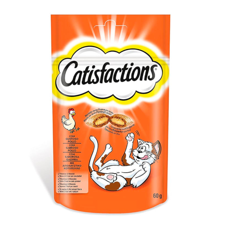 Catisfactions Snacks de Gato de Frango, , large image number null