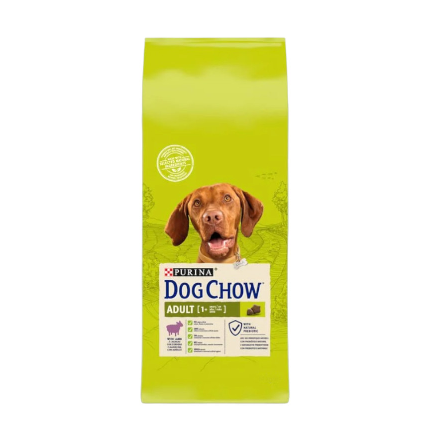 2.5 kg Dog Chow Adult borrego ração para cães