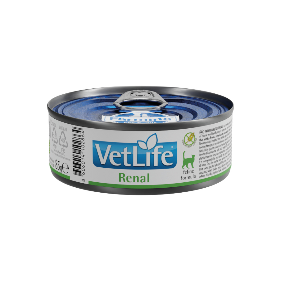 0.085 KG Farmina Vet Life Renal lata para gatos