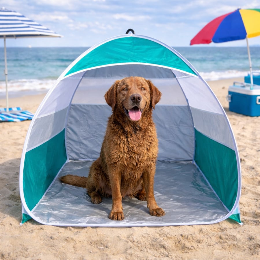Summer Vibes Tenda de praia para cães