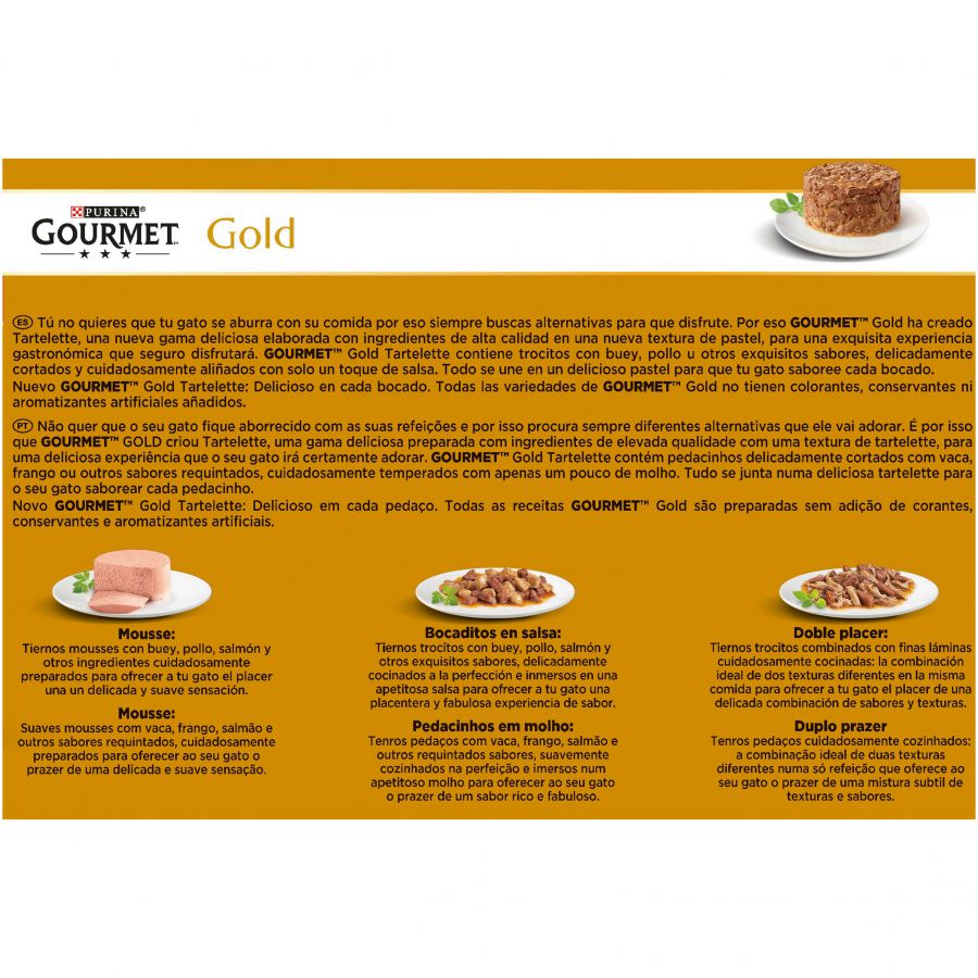 Gourmet Gold Tartelette Vários sabores, , large image number null