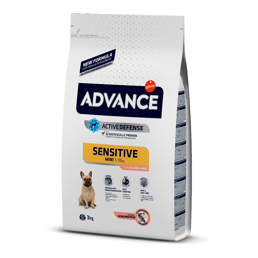 Advance Mini Sensitive ração para cães pequenos, , large image number null
