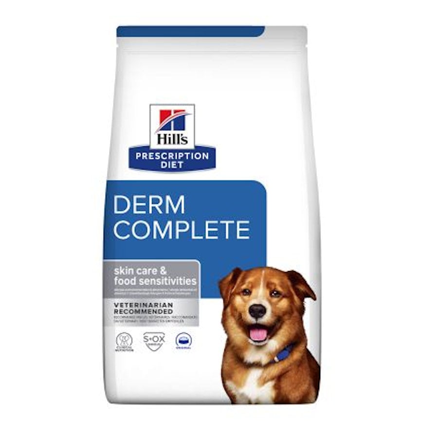 4 KG Hill's Prescription Diet Derm Complete ração para cães
