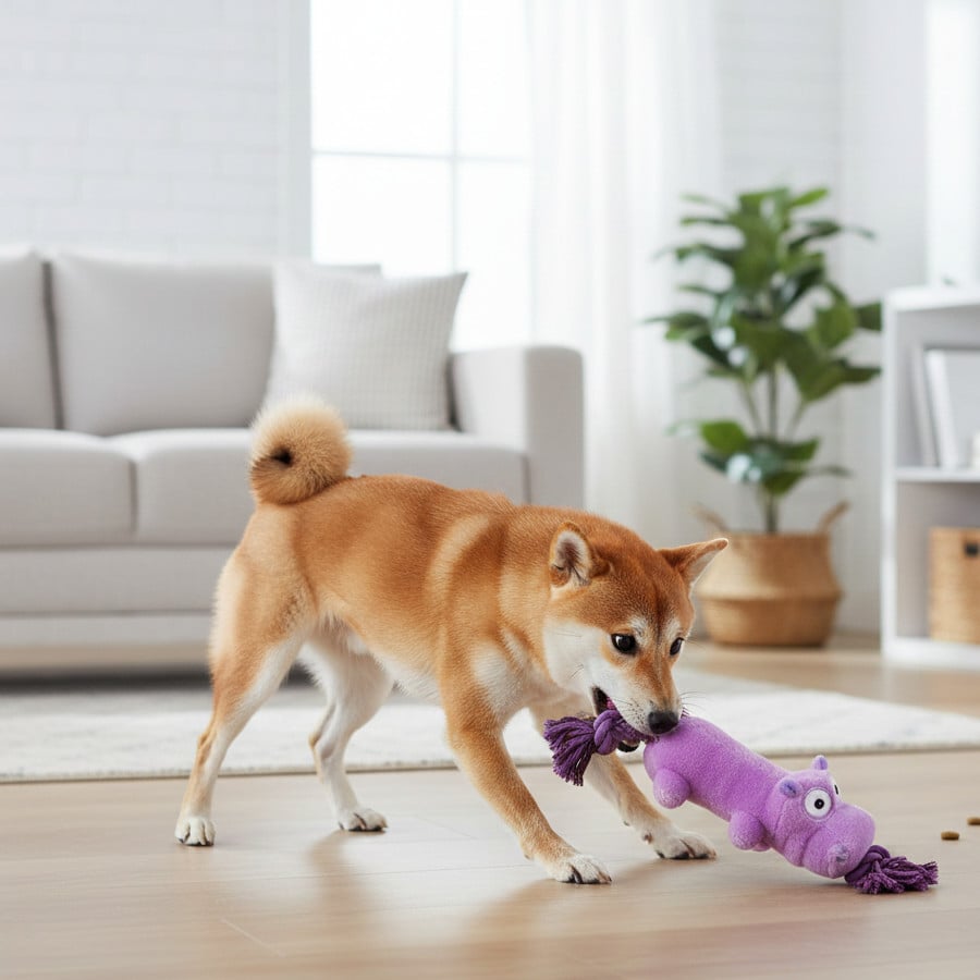 All For Paws Ultrasonic Brinquedo hipopótamo para cães