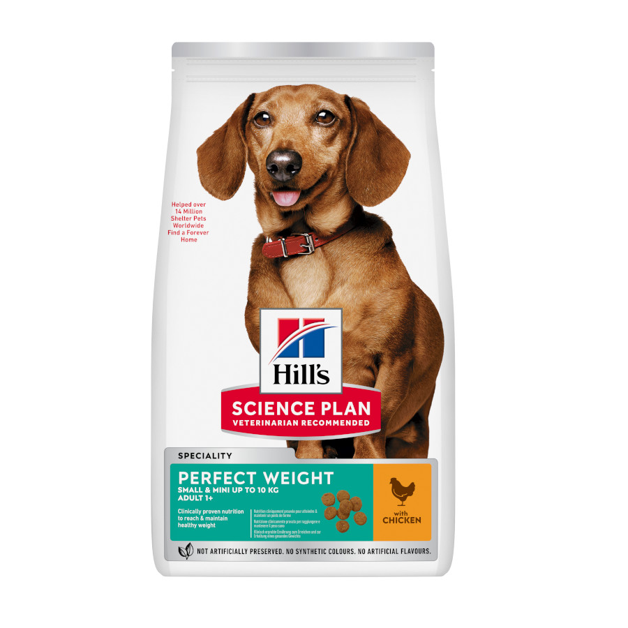 6 kg Hill's Science Plan Perfect Weight Adult Small & Mini Ração para cães
