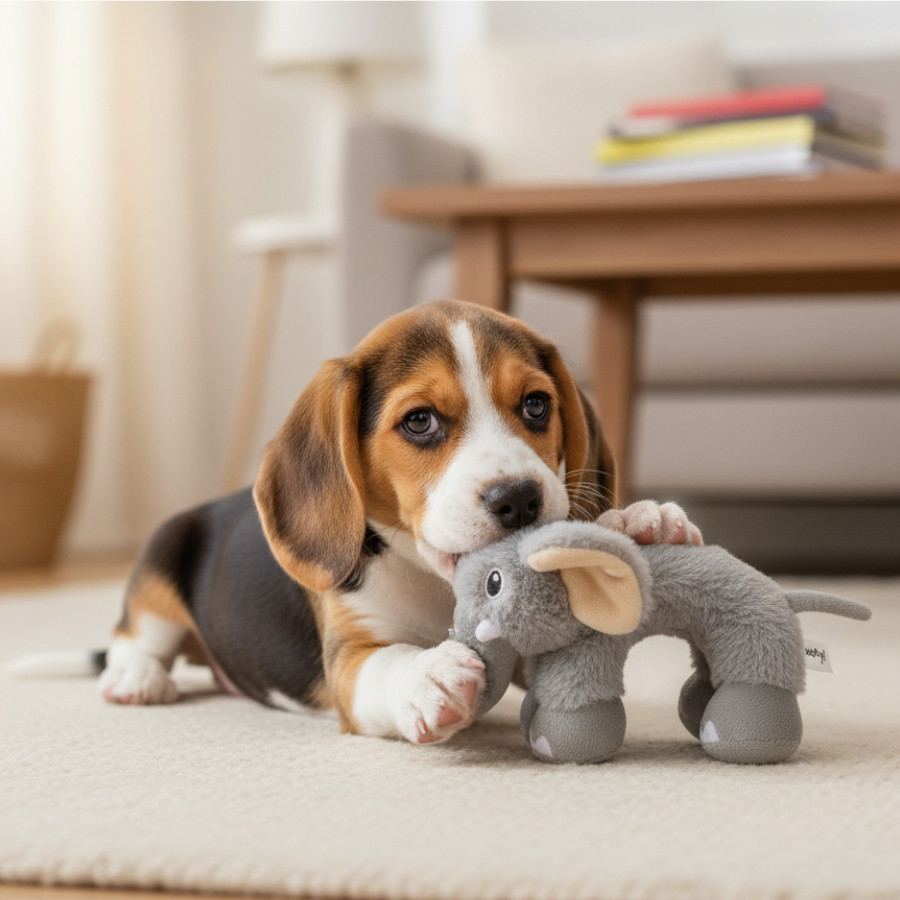 Tootoy! Puppy Peluche Elefante ponte para cães