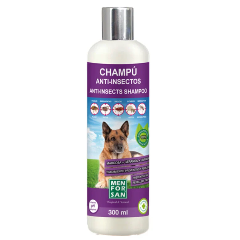 0.3 L Menforsan Champô Repelente de Parasitas para cães