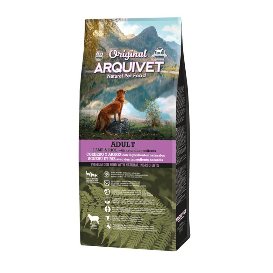 12 KG Arquivet Adult Original Borrego ração para cães