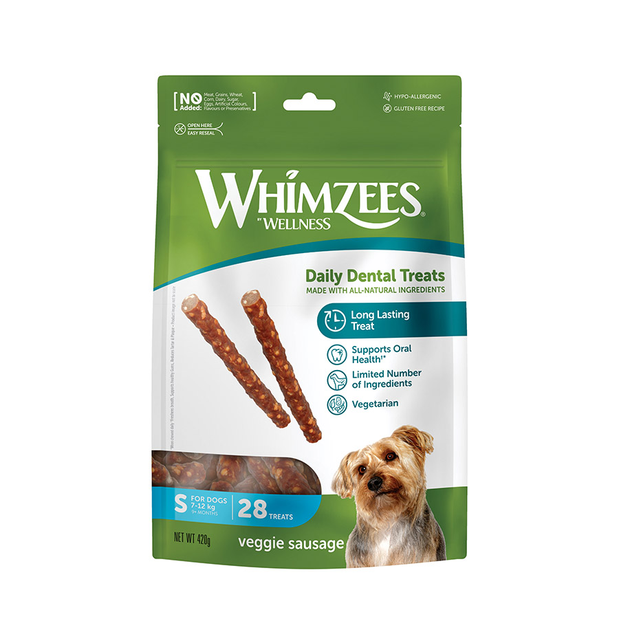 0.84 kg Whimzees Snacks Dentários Grain Free para cães