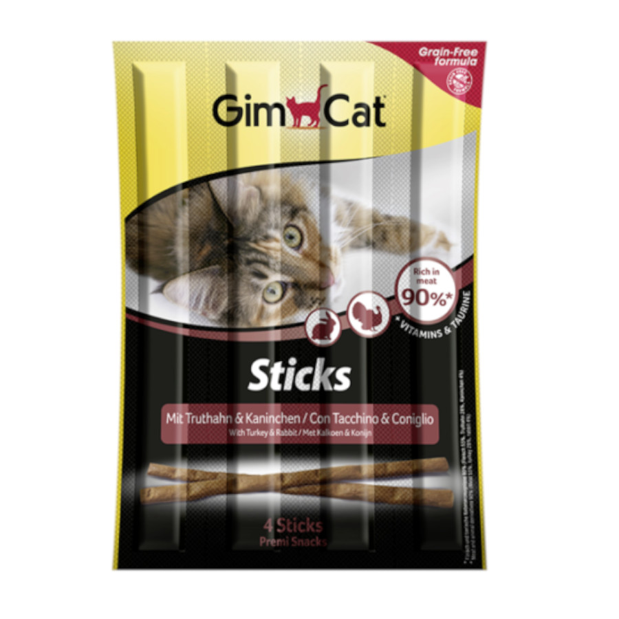 Gimcat Palitos de Peru e Coelho para gatos, , large image number null
