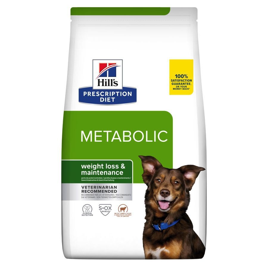 Hill's Prescription Diet Metabolic cordeiro e arroz ração para cães