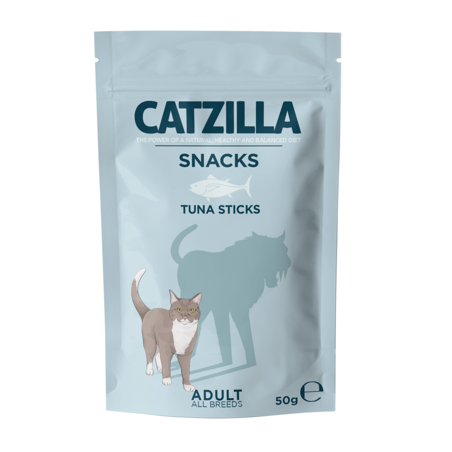 0.05 KG Catzilla Sticks Mini Piccolinis de Atum para gatos