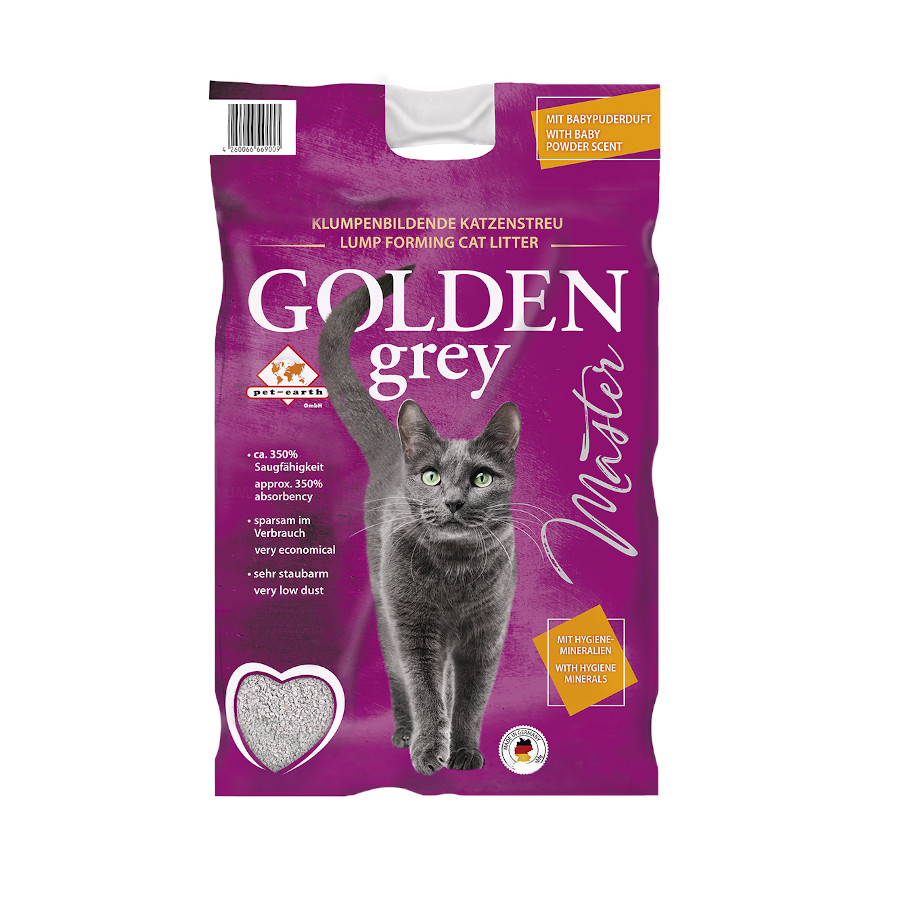 7 kg Golden Grey Master Areia Aglomerante para gatos