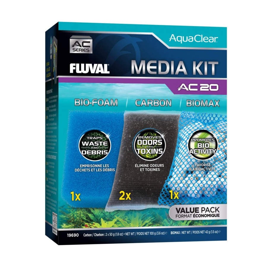 0.18 KG Fluval AquaClear AC Cargas de Manutenção para Filtro de Aquários