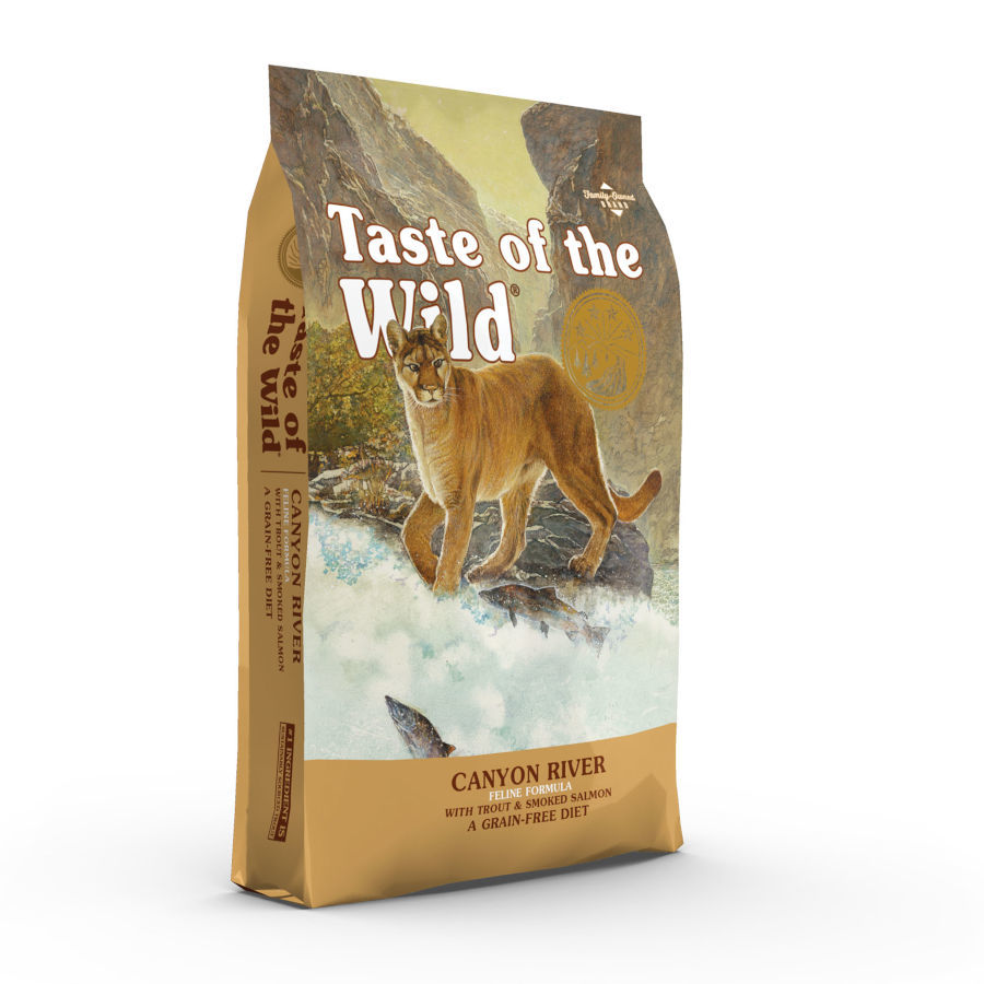 6.6 KG Taste of the Wild Canyon River Truta ração para gatos