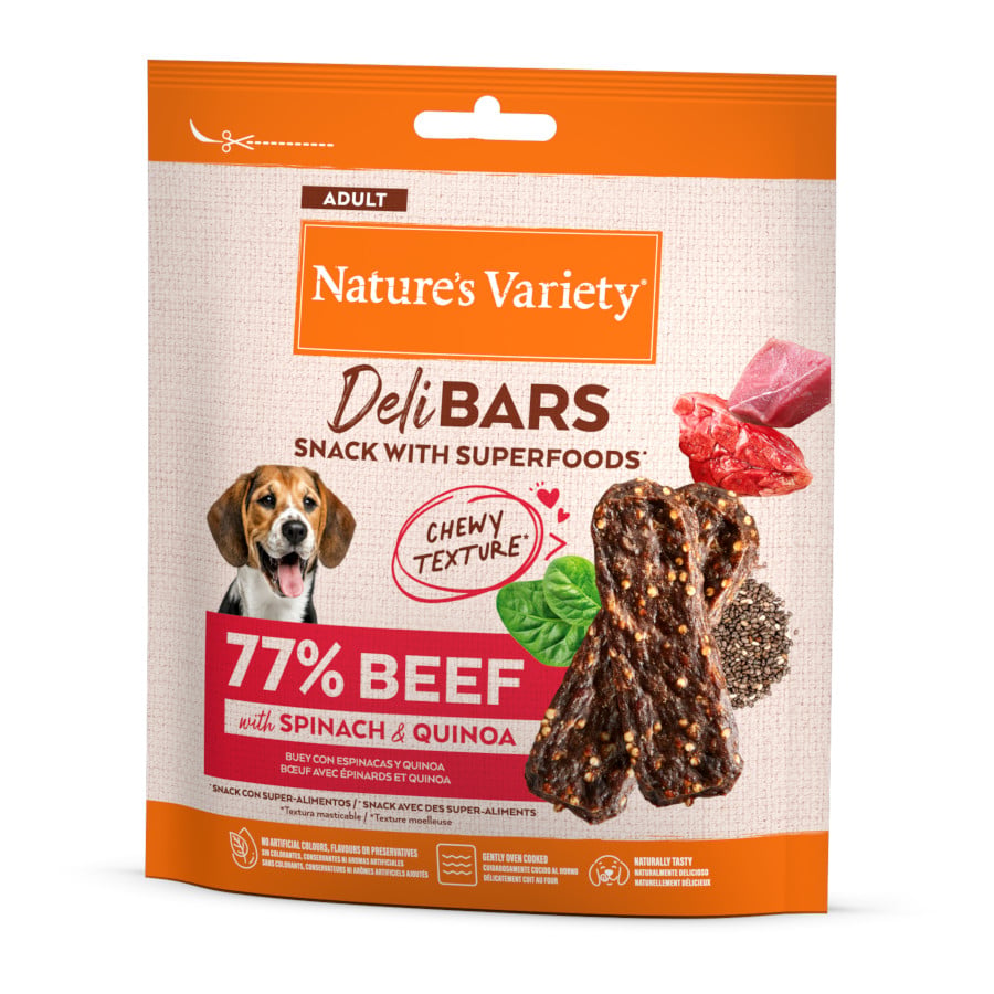 0.07 KG 70 g Nature's Variety DeliBars Barras Vitela Snacks para cães
