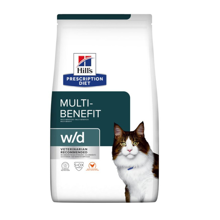 3 kg Hill's Prescription Diet w/d Weigth Management Frango ração para gatos