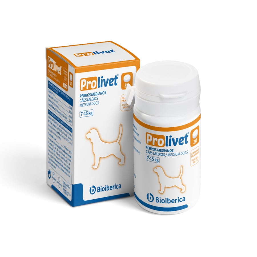 30 comprimidos Bioiberica Prolivet Comprimidos para cães