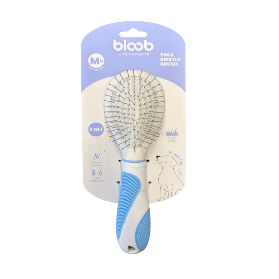 Bloob Escova de pinos e cerdas para cães