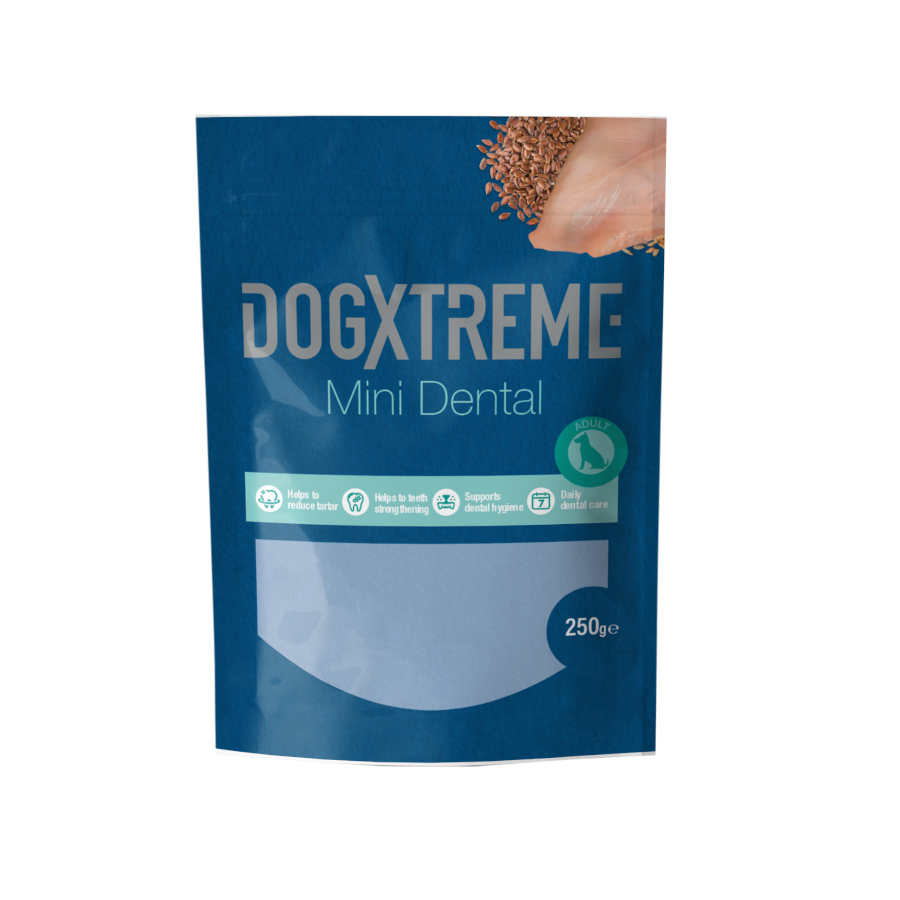 0.25 KG Dogxtreme Snacks Dentários Mini para cães